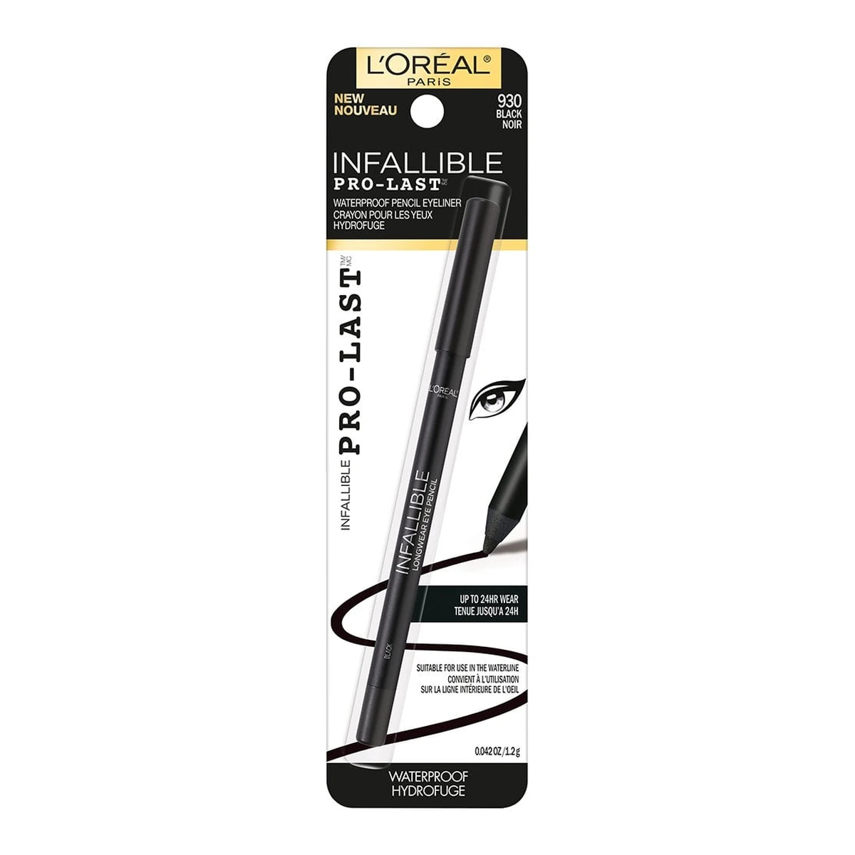 Infallible Pro-Last Waterproof, Up To 24hr Pencil Eyeliner