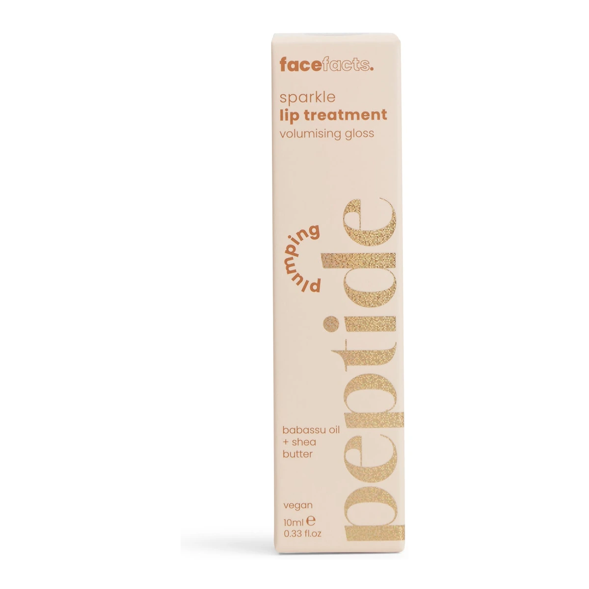 Peptide Sparkle Lip Serum - Golden Bronze