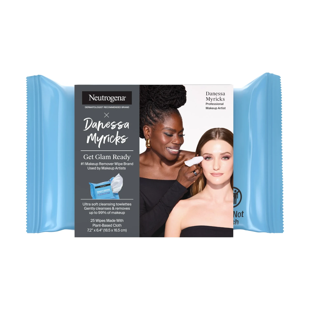 x Danessa Myricks 'Get Glam Ready' Makeup Remover Wipes, 25 Count