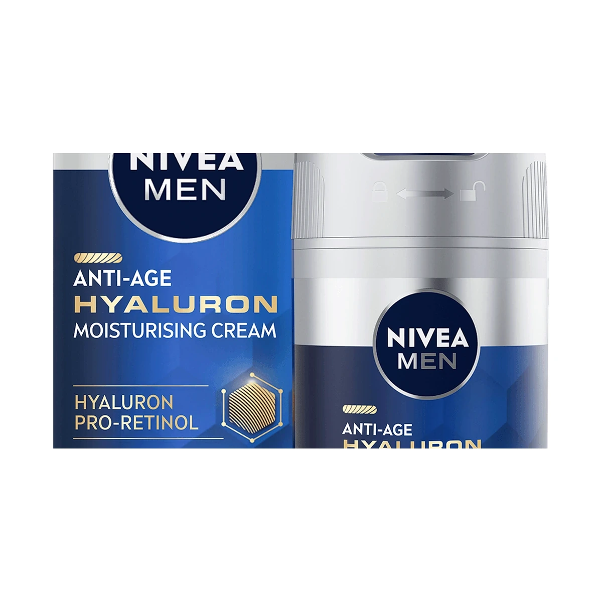 Men Anti-Age Hyaluron Gezichtcrème SPF 15