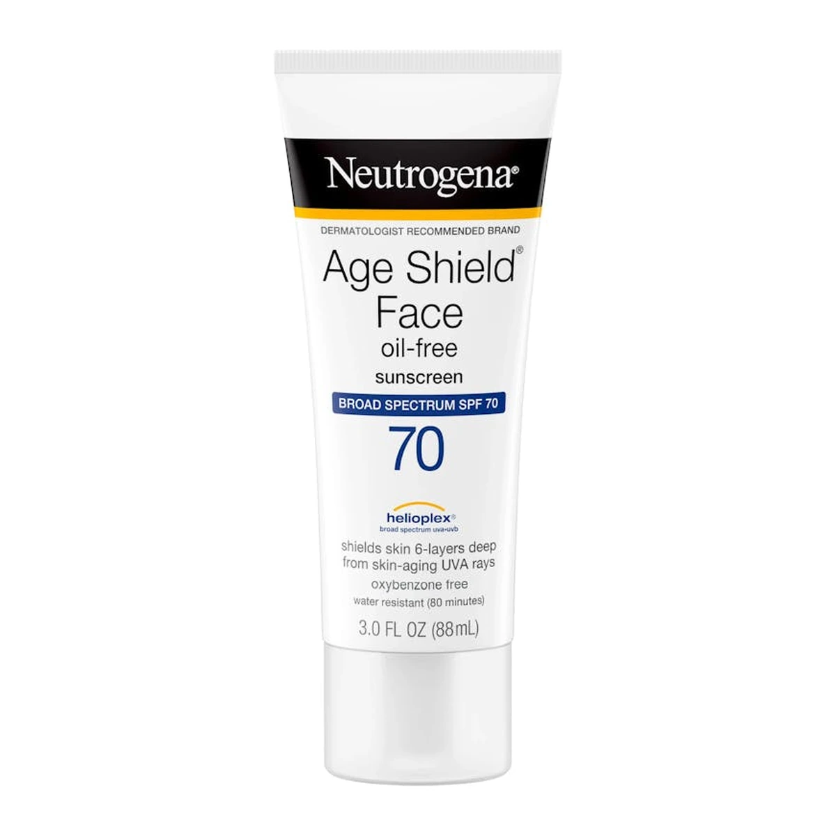 Age Shield Face Lotion Sunscreen Broad Spectrum SPF 70, 3 Fl. Oz