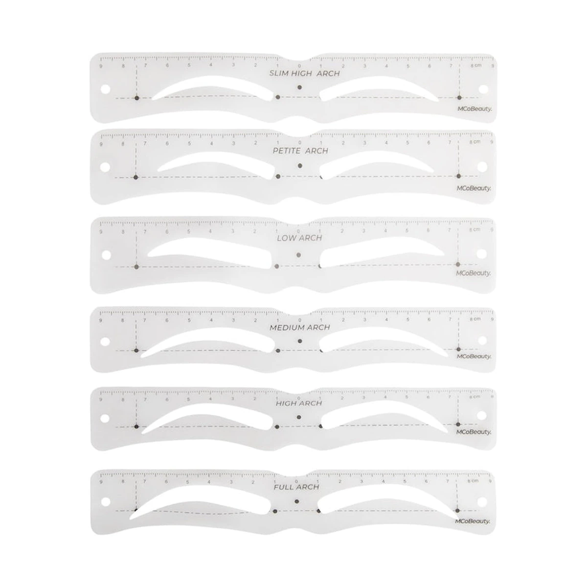 Reusable Brow Stencils 6 Pack