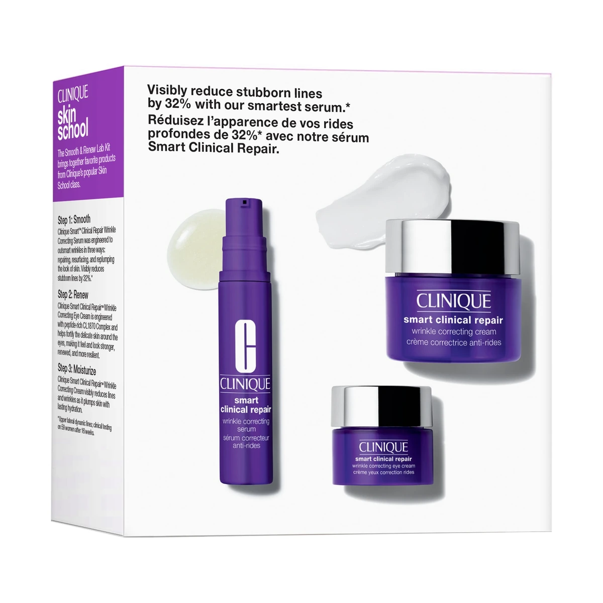 Skin School Supplies: Smooth + Renew Lab