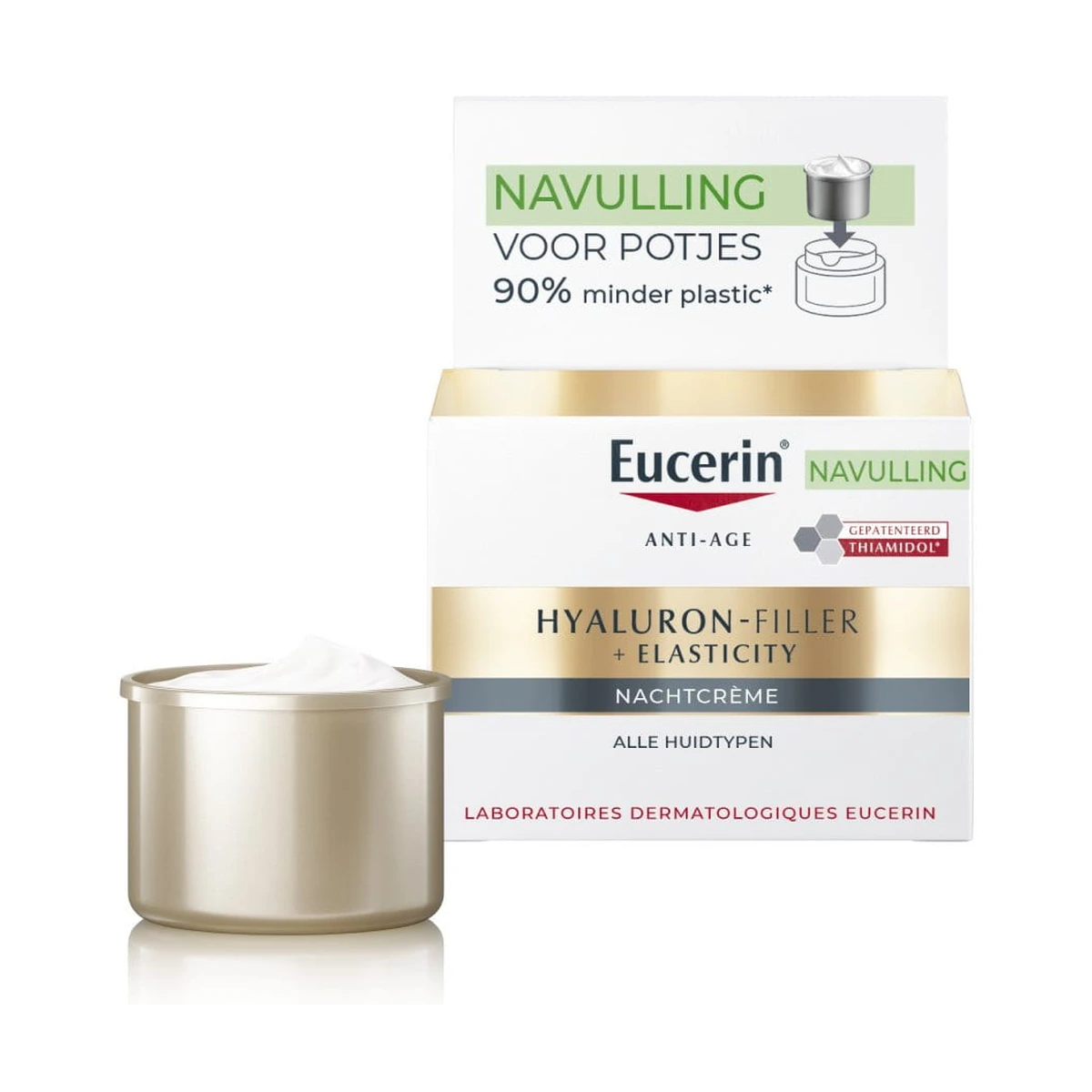 Hyaluron-Filler + Elasticity Nachtcrème Navulling