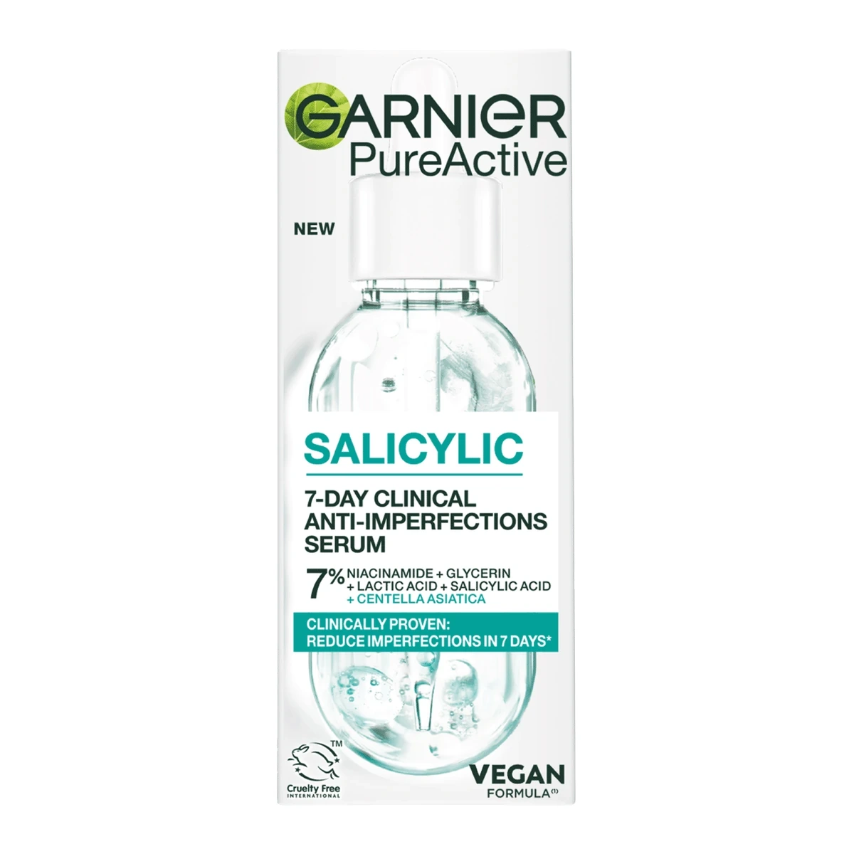 Pure Active Garnier Pure Active Salicylic 7-Day Clinical Anti-Blemish Serum