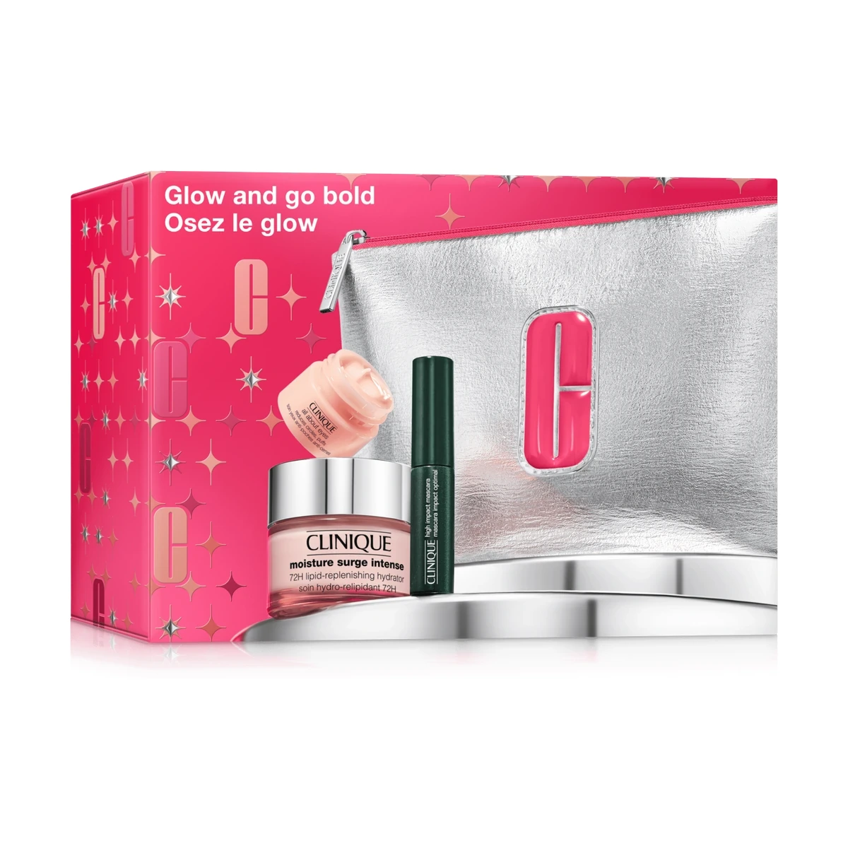 Glow and Go Bold: Skincare + Makeup Set