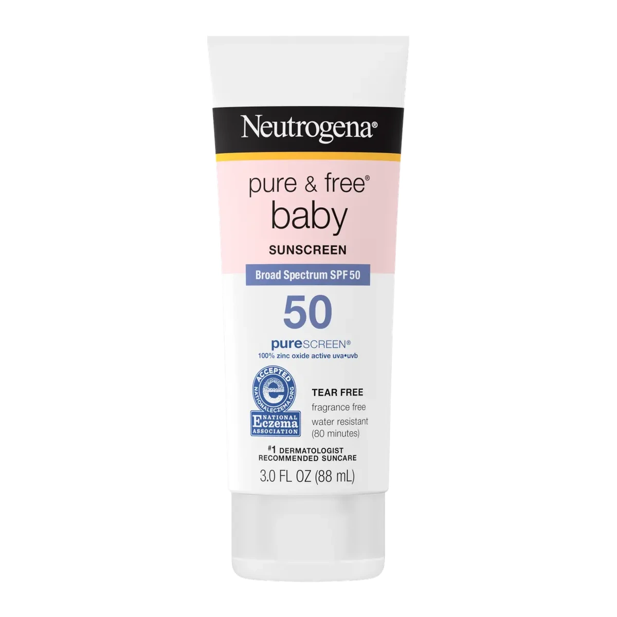 Pure and Free Baby Mineral Sunscreen Broad Spectrum SPF 50, 3 Fl. Oz