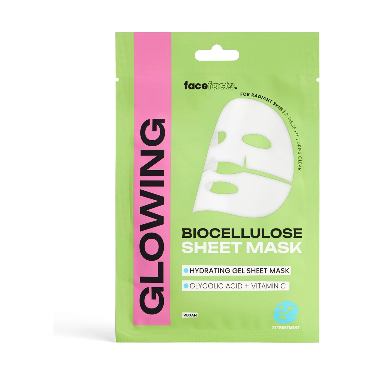 Glowing Biocellulose Sheet Mask