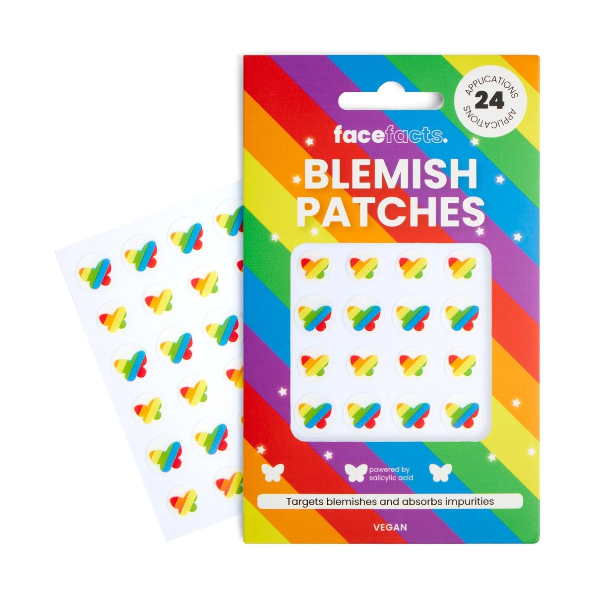 Hydrocolloid Blemish Patches - Rainbow Butterflies