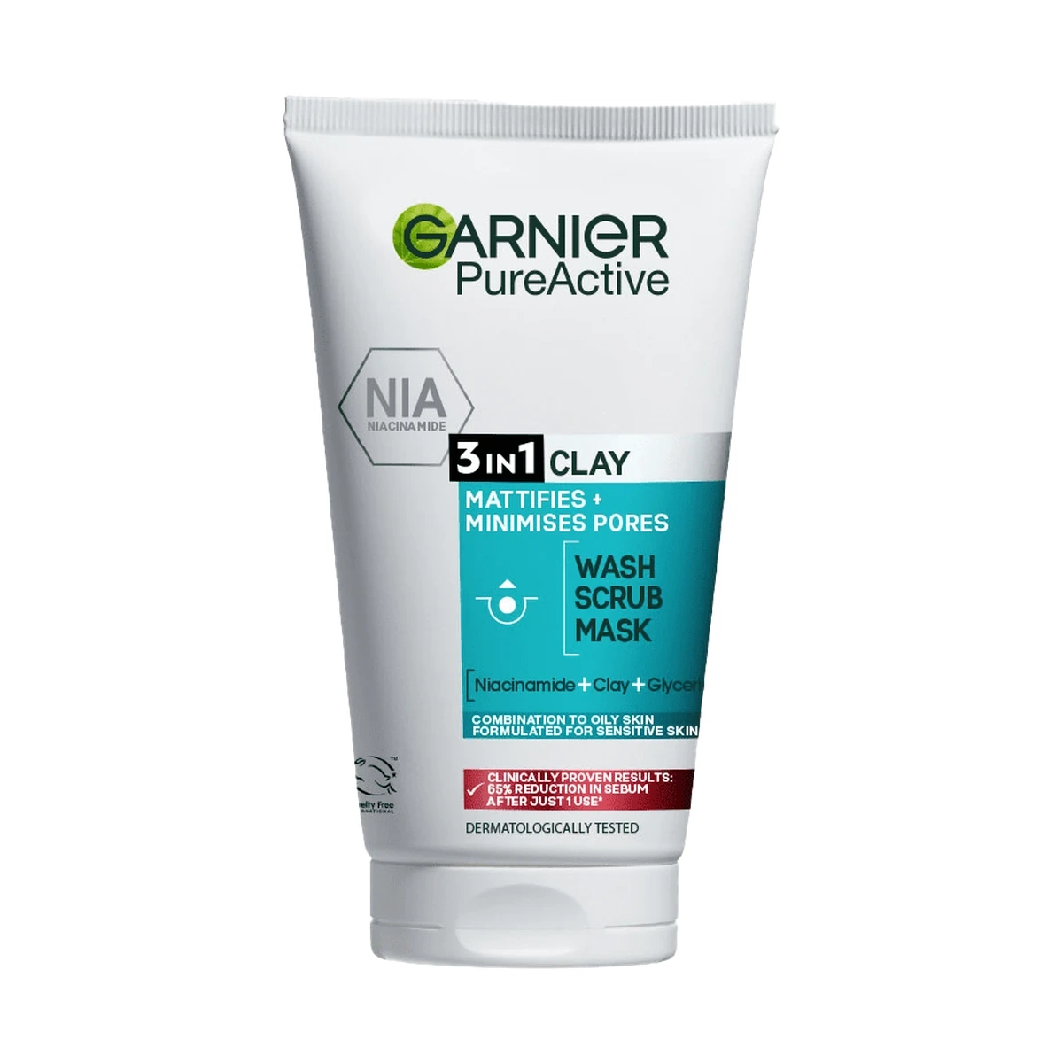 Pure Active 3 in1 Clay Wash, Scrub, Mask