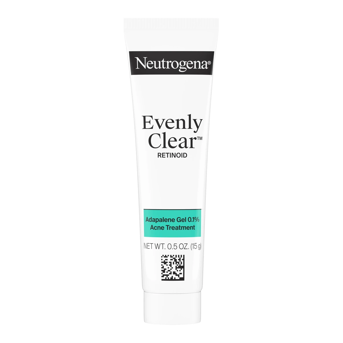Evenly Clear Retinoid Adapalene Gel 0.1% Acne Treatment, 0.5oz