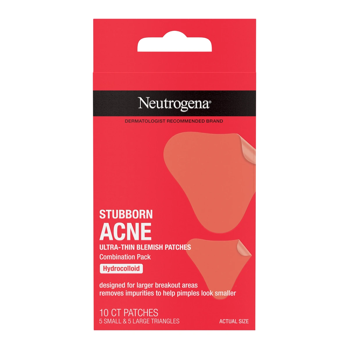 Stubborn Acne Ultra-Thin Blemish Patches, Combination Pack, 10 Patches