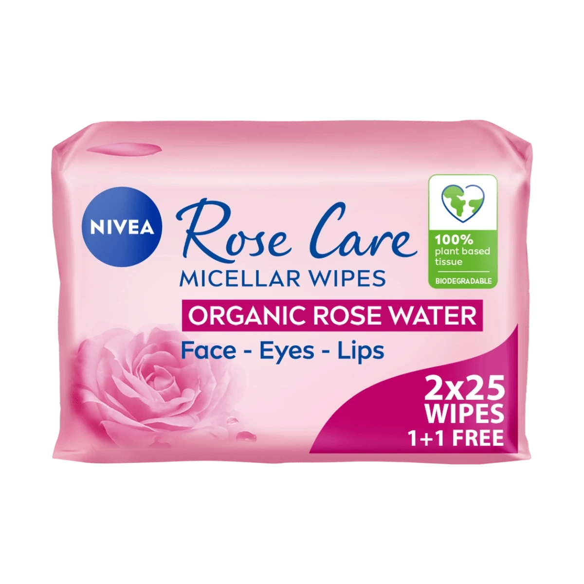 Rose Care Micellar Wipes 2x25ps