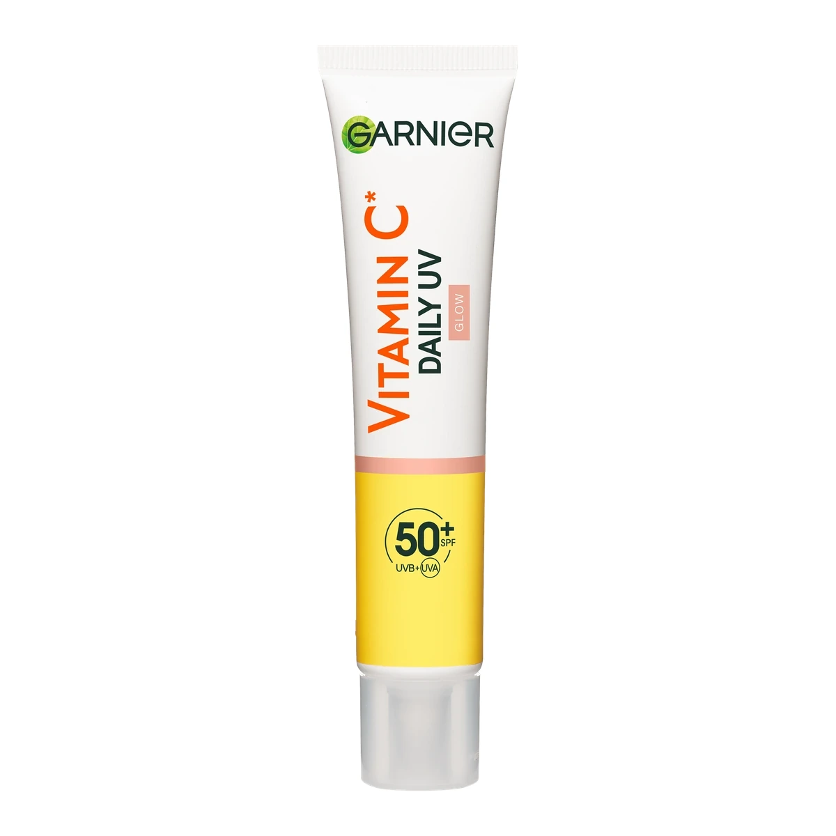 Garnier Skinactive Dagelijkse Glowy UV Fluid SPF50+ Met Vitamine C*