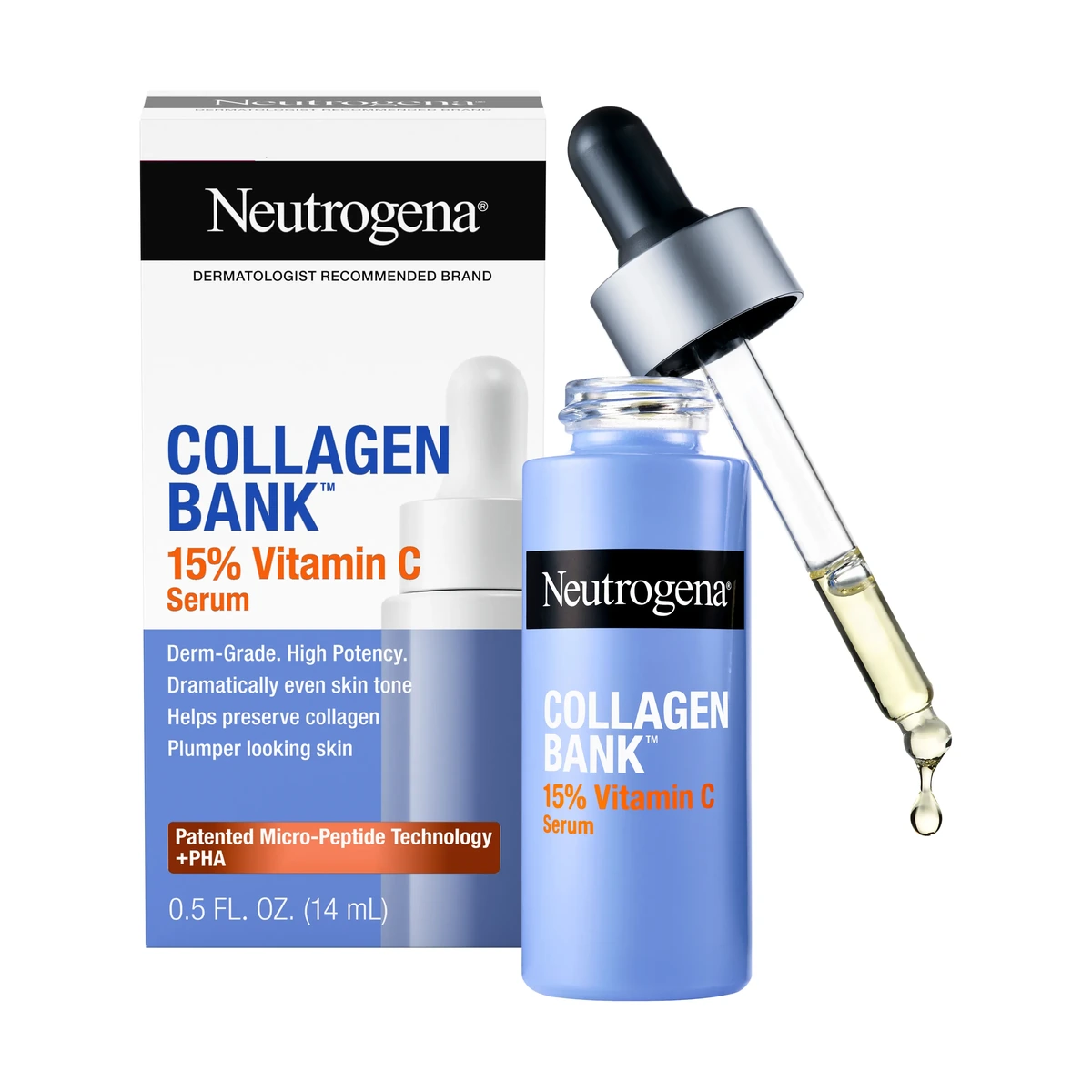 Collagen Bank 15% Vitamin C Glow Serum, 0.5 Fl. Oz