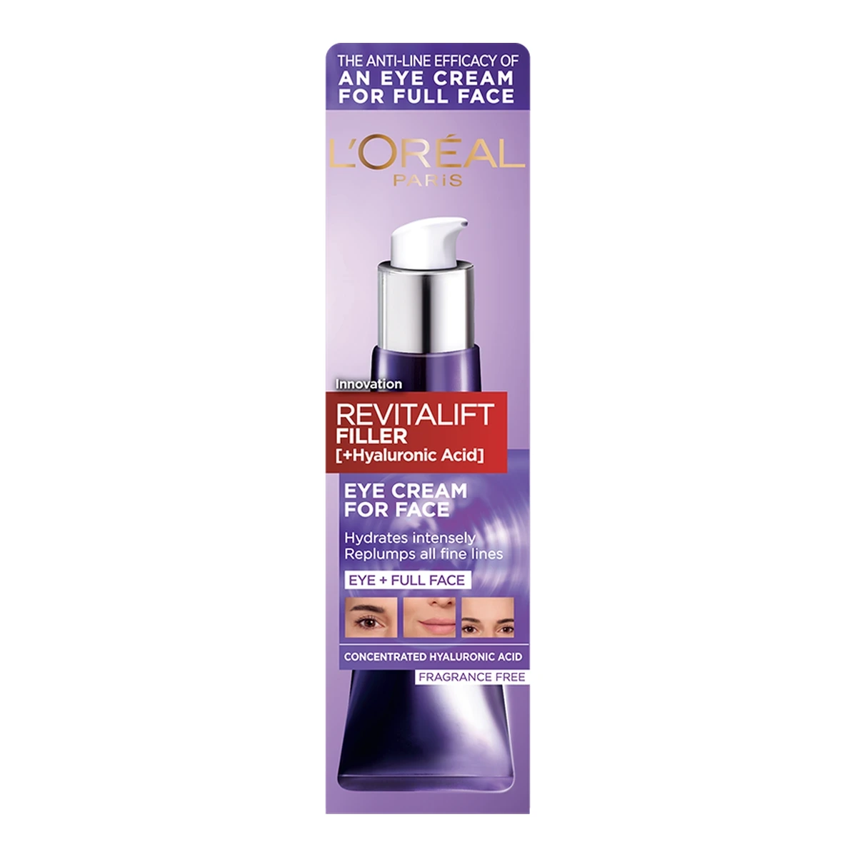 Revitalift Filler [+Hyaluronic Acid] Eye Cream For Face 30ml