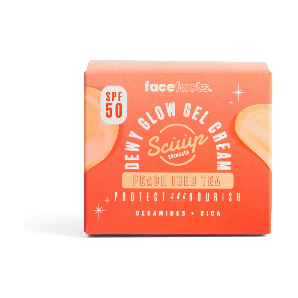 Scủủp Peach Iced Tea SPF 50 Dewy Glow Gel Cream