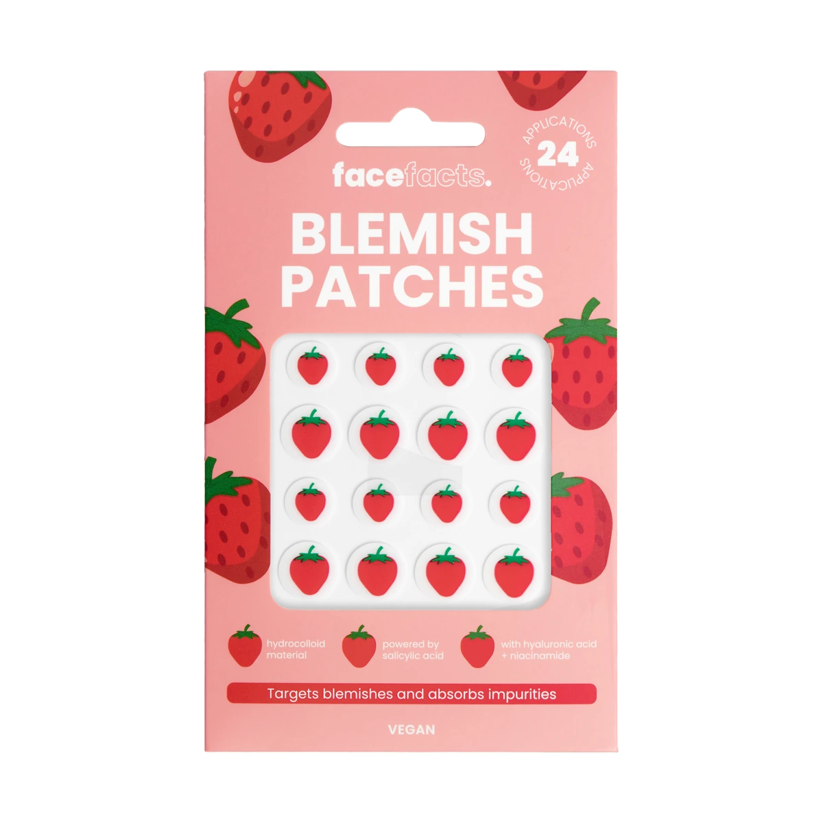Hydrocolloid Blemish Patches - Strawberries