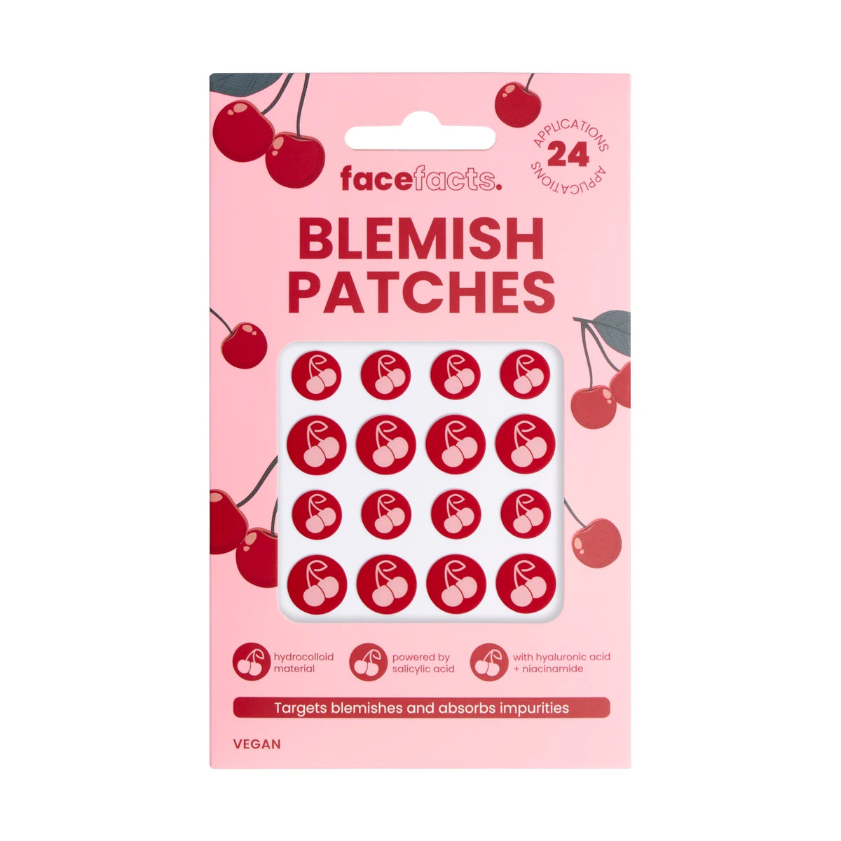 Hydrocolloid Blemish Patches - Cherries
