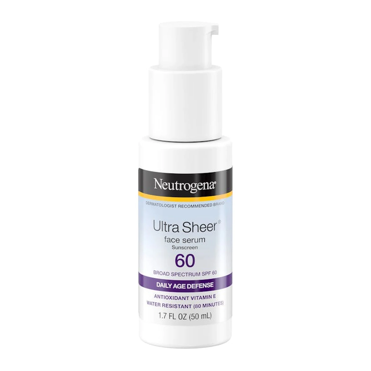 Ultra Sheer Face Serum SPF 60, 1.7oz