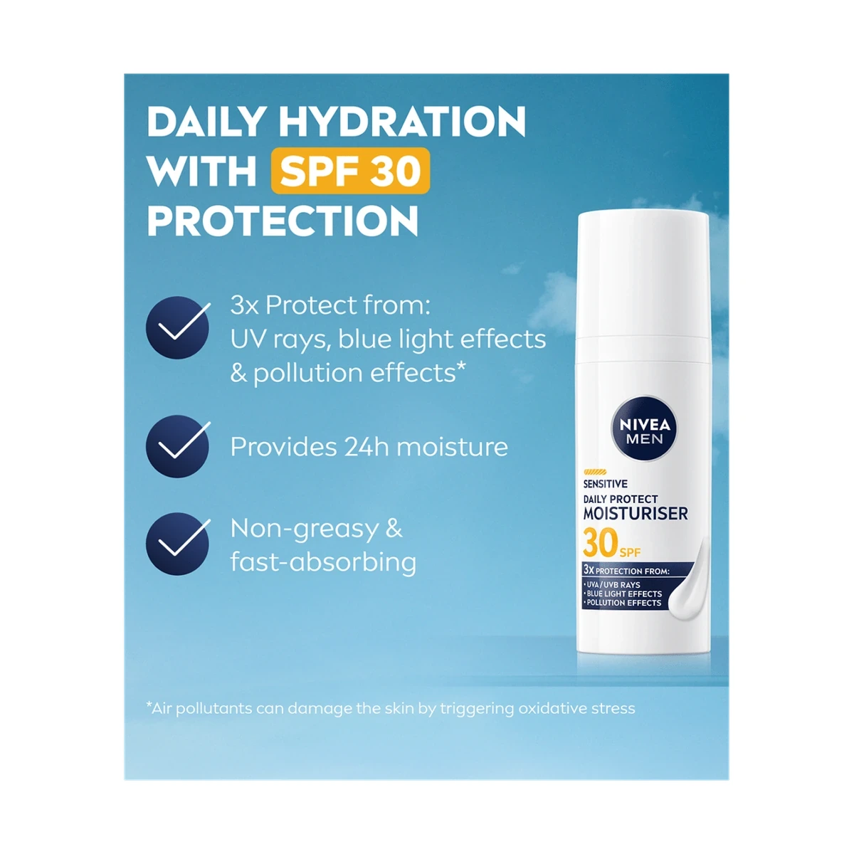 Sensitive Daily Protect Moisturiser SPF 30