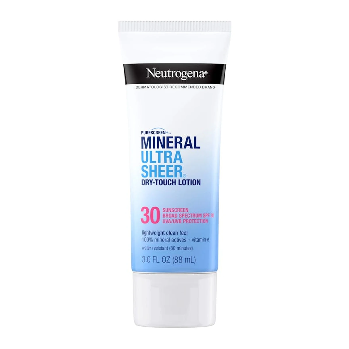 Mineral Ultra Sheer Dry-Touch SPF 30 Sunscreen Lotion, 3.0 Fl. Oz