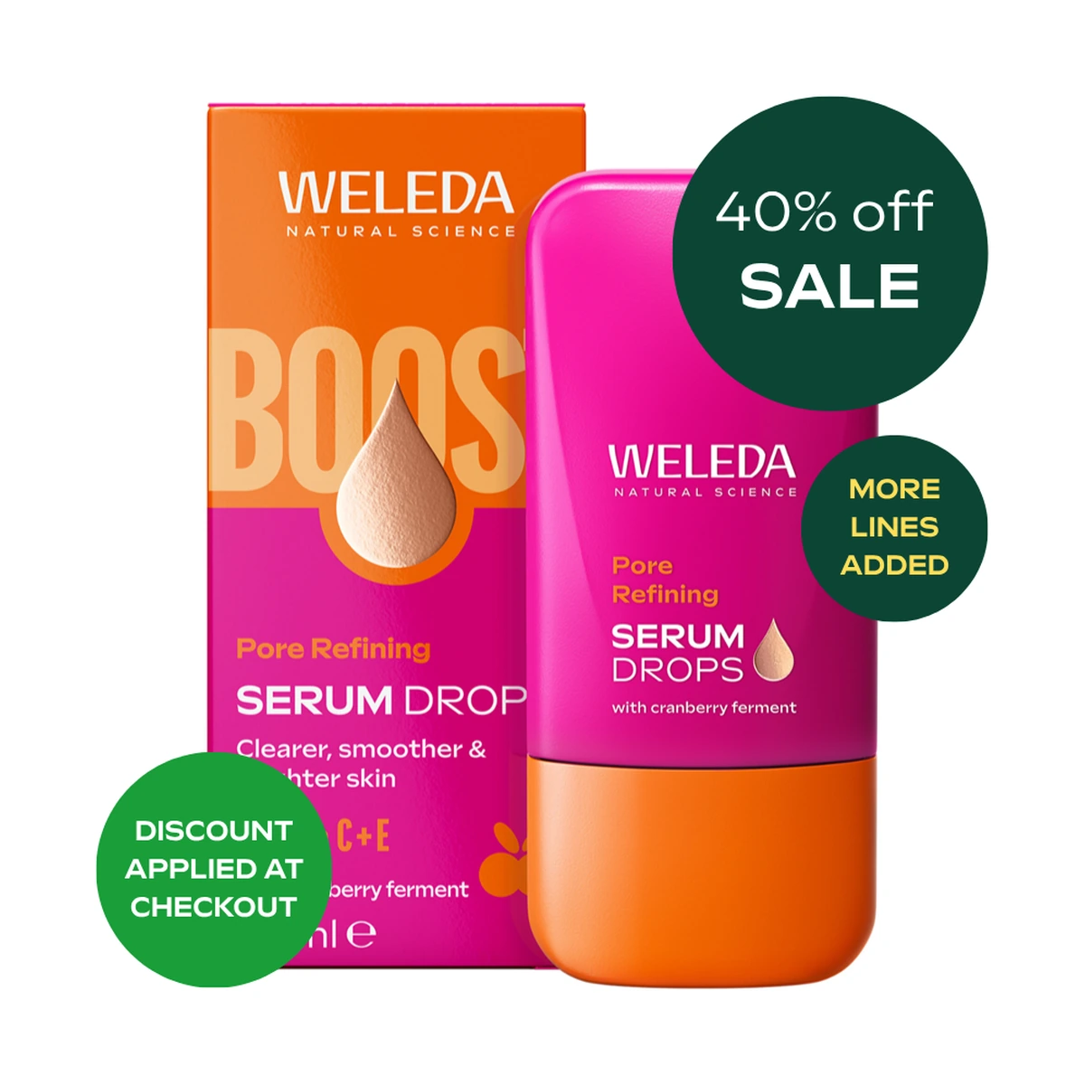 Pore Refining Vitamin C Serum Booster Drops 30ml