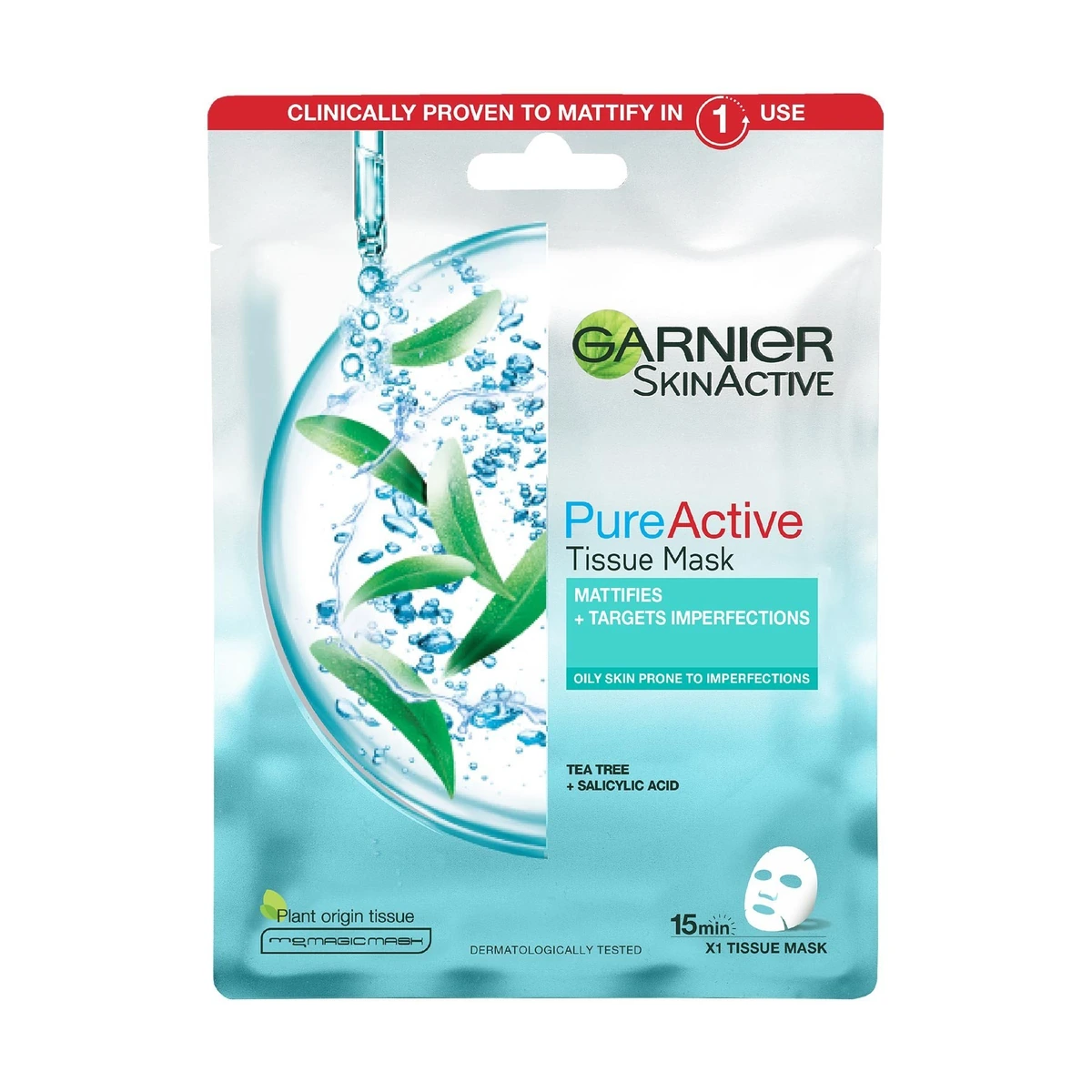 Pure Active Tea Tree and Salicylic Acid Sheet Mask 23g