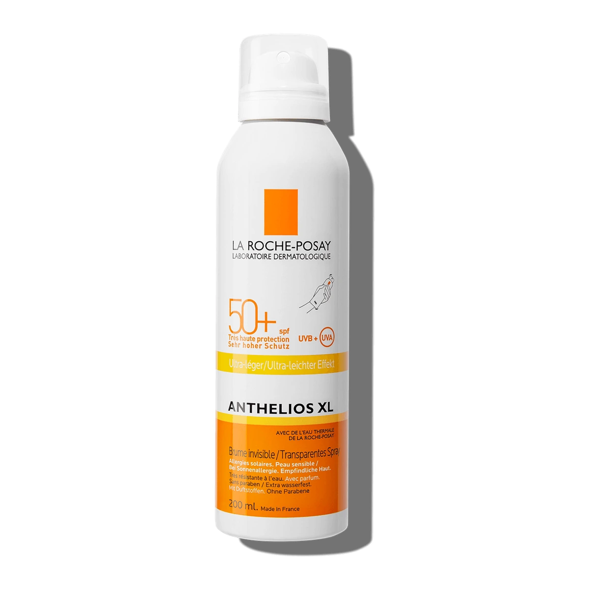 Anthelios XL Ultralichte Mist SPF 50+ Zonnebrandcrème Voor Gezicht/Lichaam