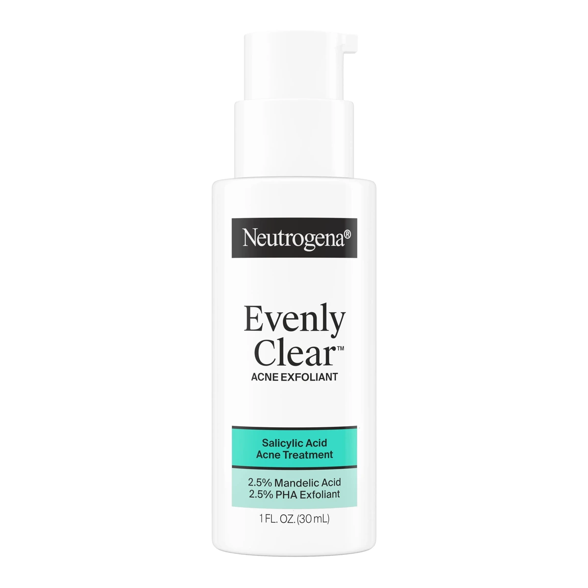 Evenly Clear Acne Exfoliant, 1 fl oz