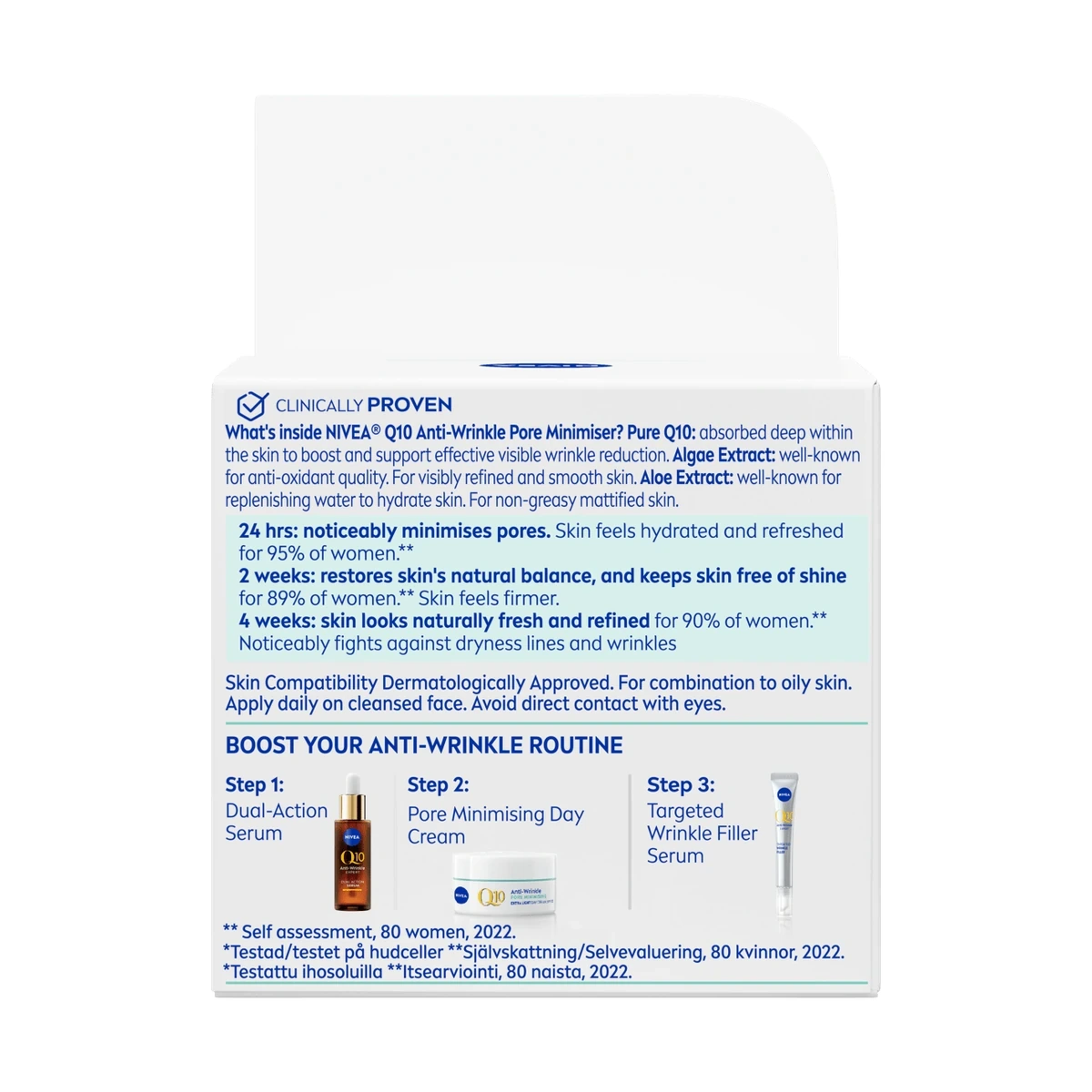 Q10 Anti-Wrinkle Pore Minimising Extra Light Day Cream