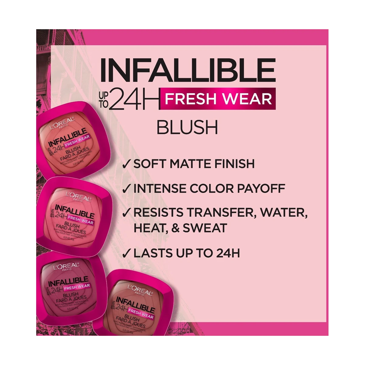 Infallible Up To 24h Fresh Wear Soft Matte Blush