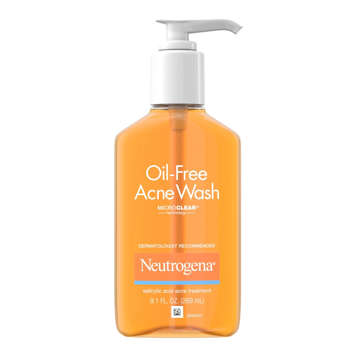 Oil-Free Acne Wash, Super Size, 9.1 Fl. Oz