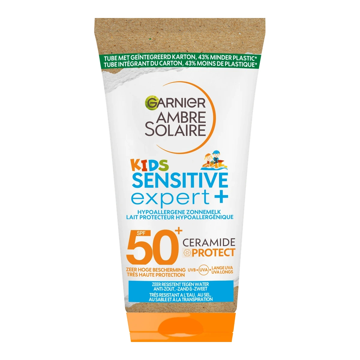 Garnier Ambre Solaire Kids Sensitive Expert+ Reisformaat Hypoallergene Zonnemelk SPF50+ 50ml