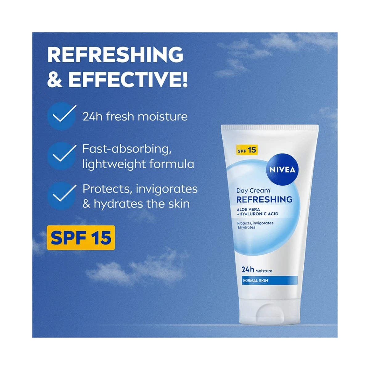 Refreshing 24h Day Face Cream SPF15