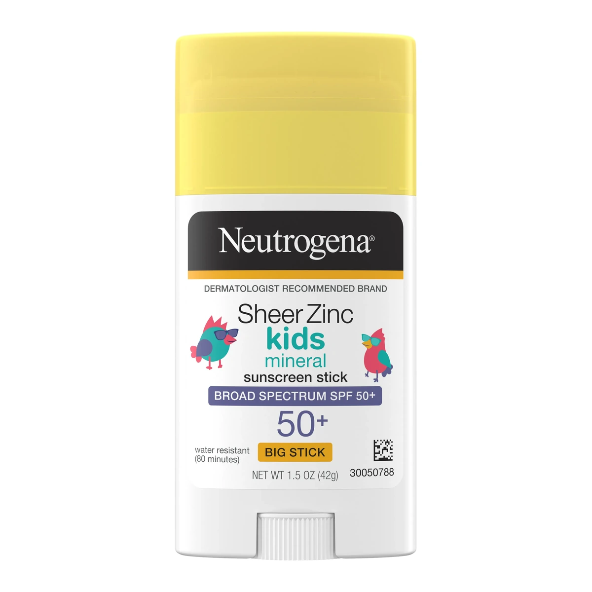 Sheer Zinc Kids Mineral Sunscreen Stick Broad Spectrum SPF 50+, 1.5oz