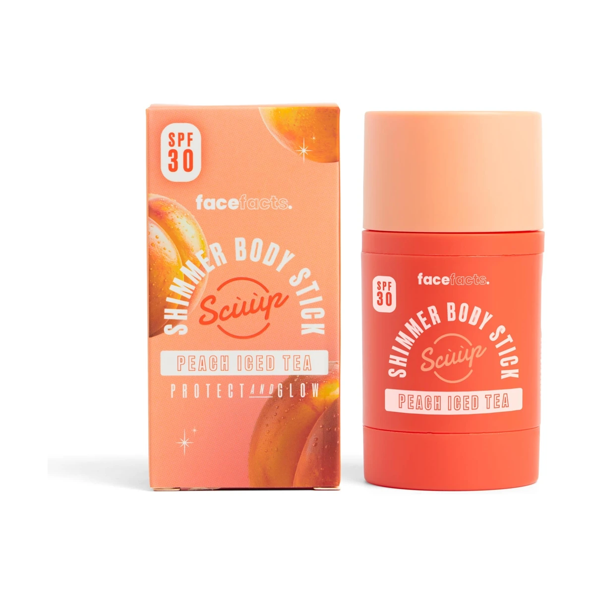 Scủủp Peach Iced Tea SPF 30 Shimmer Body Stick