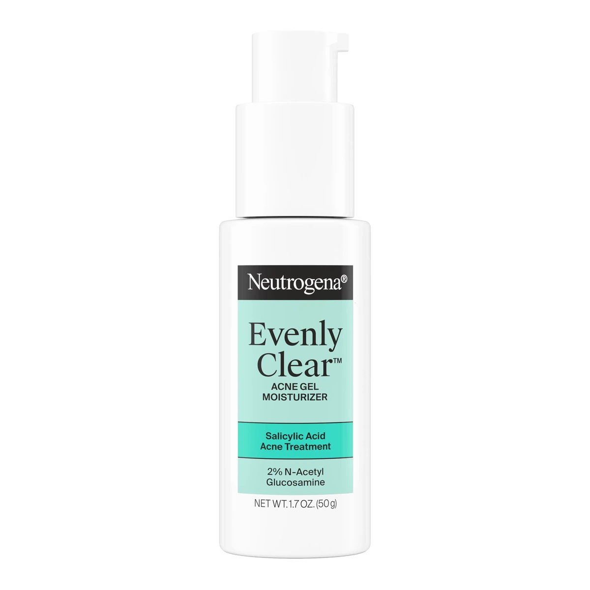 Evenly Clear Acne Gel Moisturizer, 1.7oz