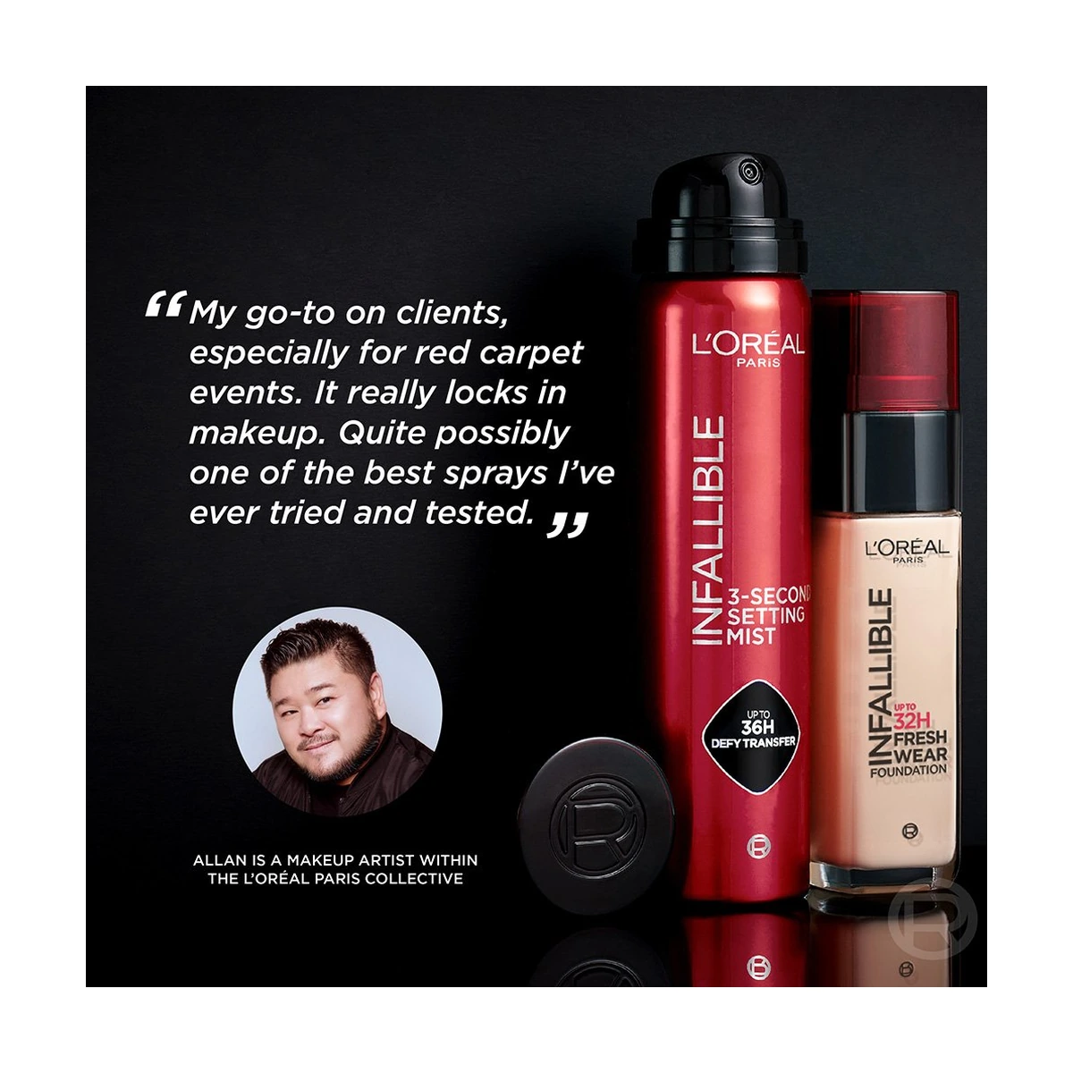 Infallible 3-Second Makeup Setting Spray Mist For Up To 36 Hour Wear