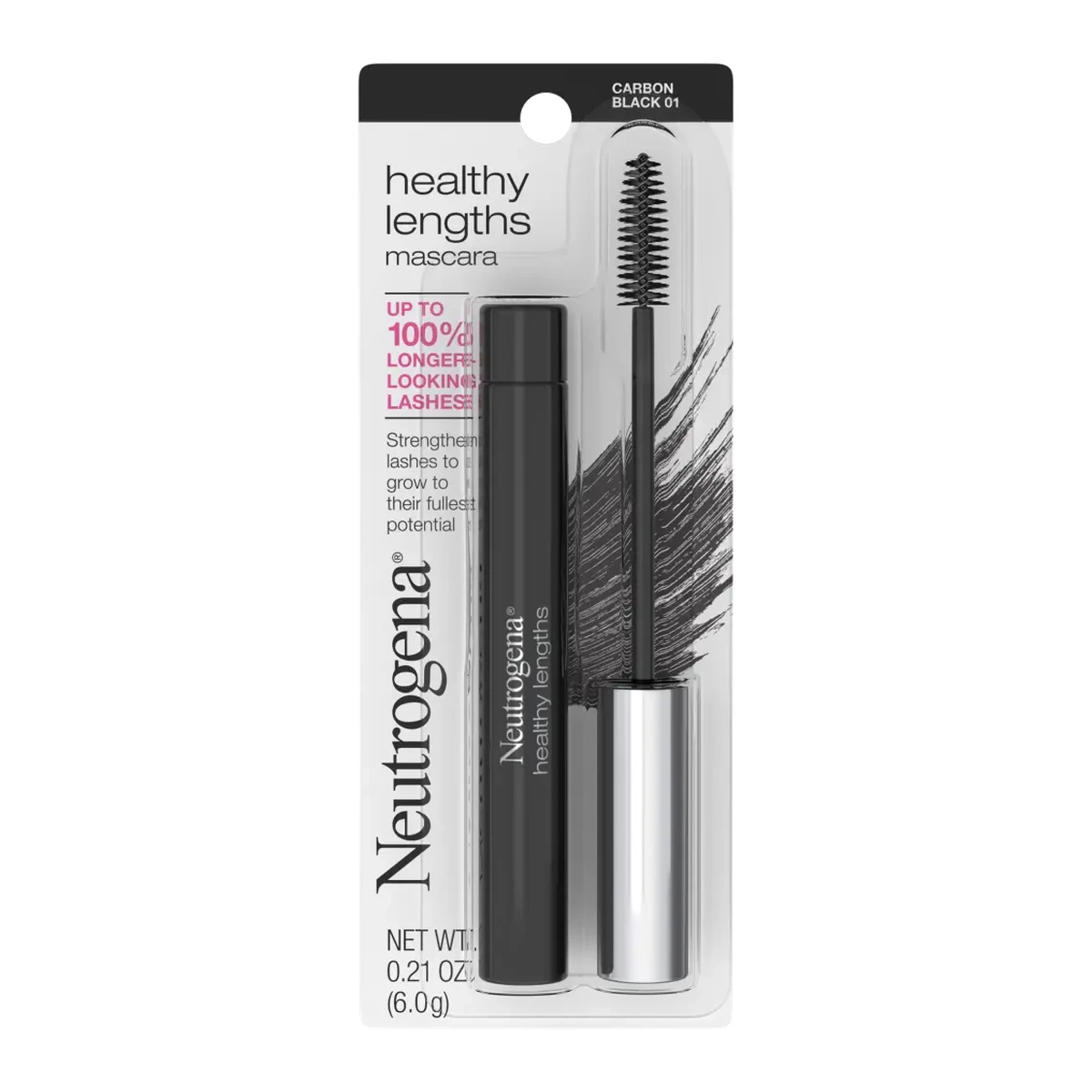 Healthy Lengths Mascara, Carbon Black 01, .21oz