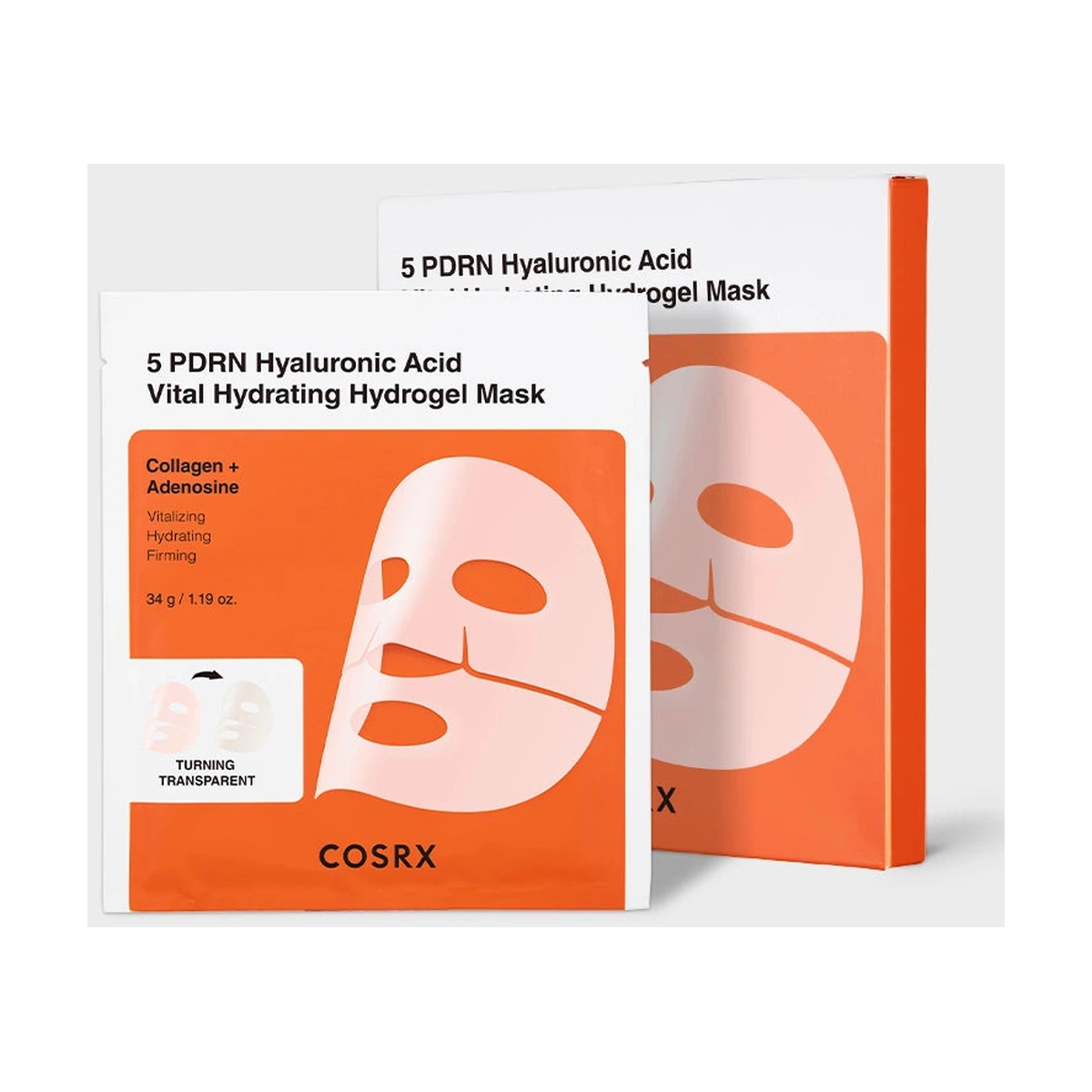 5 Pdrn Hyaluronic Acid Vital Hydrating Hydrogel Mask