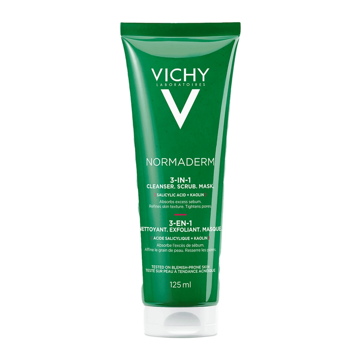 Normaderm 3-in-1 Reiniging. Scrub. Masker.