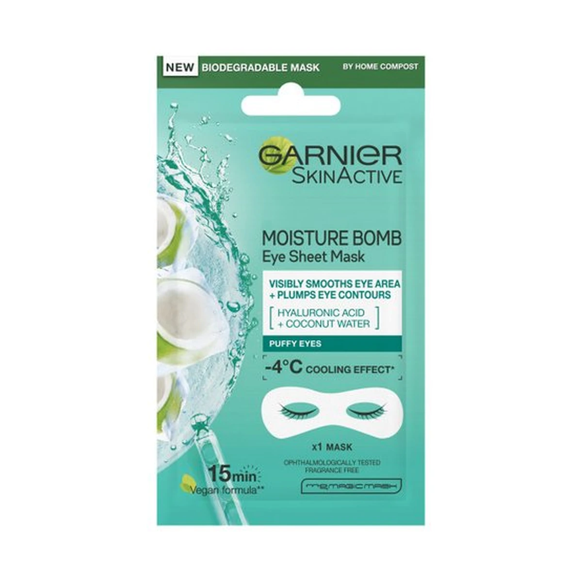 Skinactive Moisture Bomb Hyaluronic Acid & Coconut Water Eye Sheet Mask