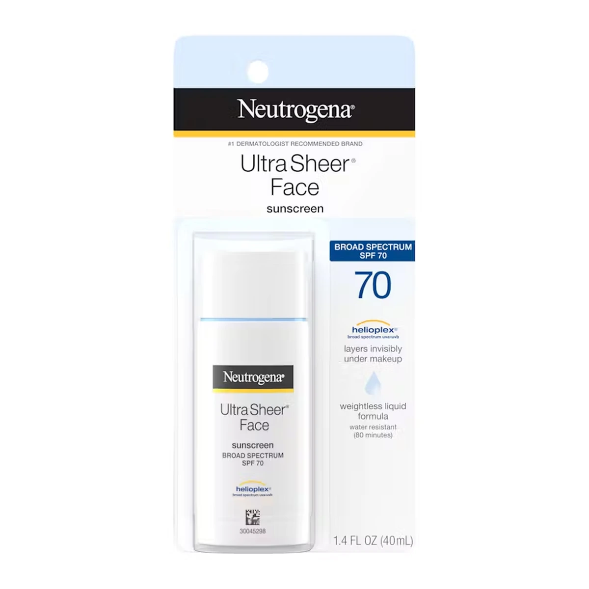 Ultra Sheer Liquid Sunscreen Broad Spectrum SPF 70